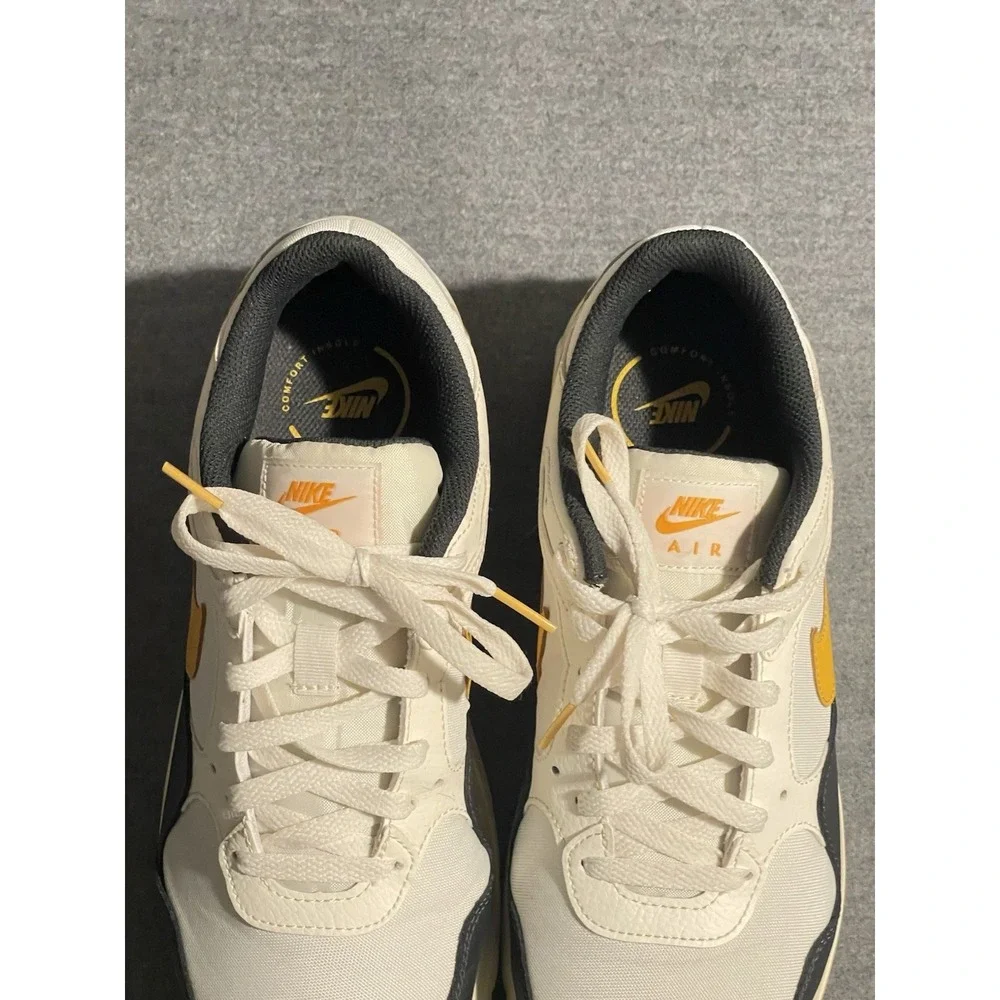 Nike Air Max SC White Black Yellow Running Shoes Men's Size 9 Sneakers